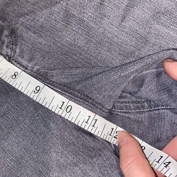 Gloria Vanderbilt Amanda Jeans Size 16 Gray High Rise - Picture 5 of 6